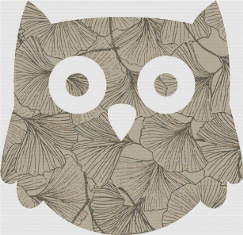 Gingko Owl - X Squared Cross Stitch