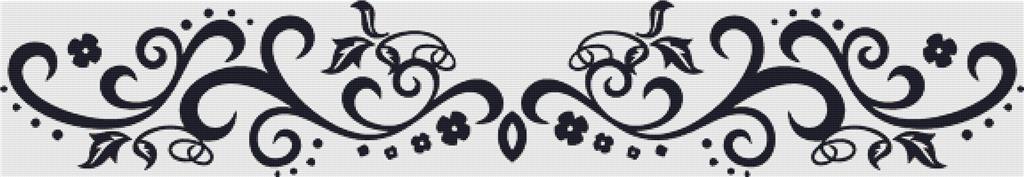 Decorative Divider - X Squared Cross Stitch