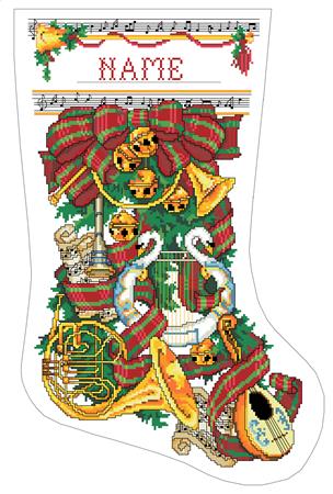 The Sounds Of Christmas Stocking - Kooler Design Studio