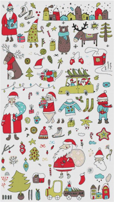 Christmas Elements - X Squared Cross Stitch