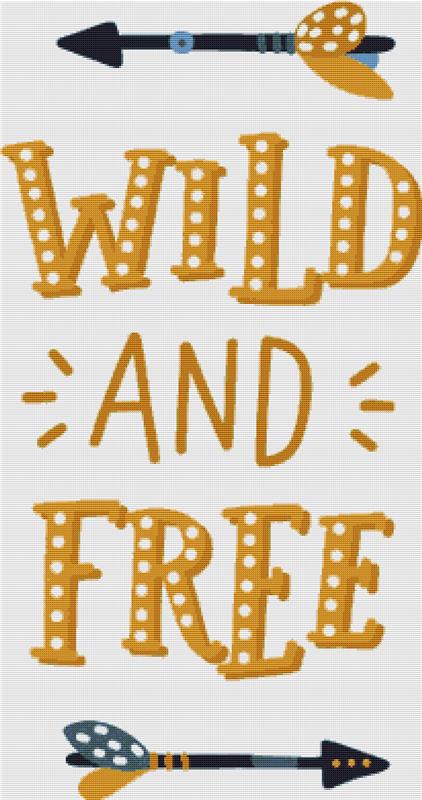 Wild And Free - X Squared Cross Stitch