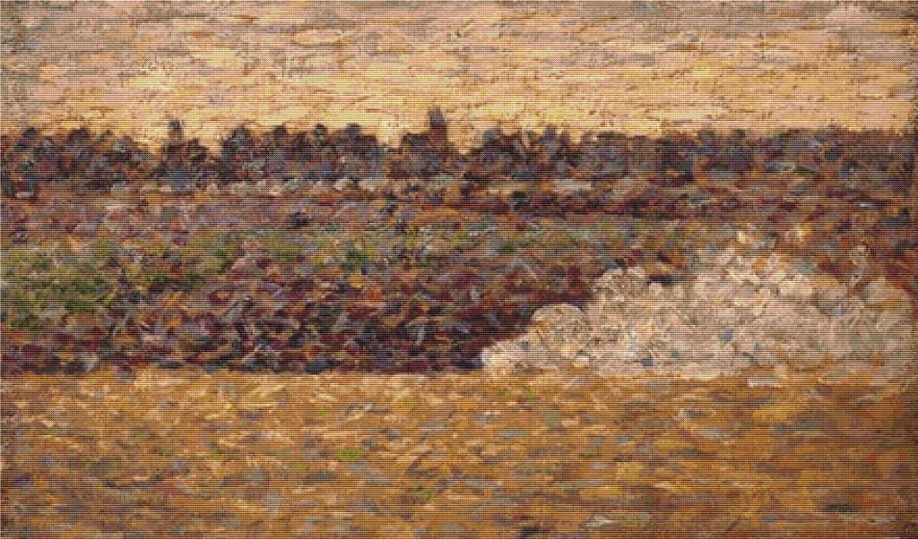 Landscape At Grandcamp - X Squared Cross Stitch