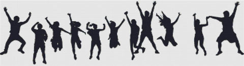 Jumping Silhouette - X Squared Cross Stitch