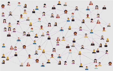 Social Network - X Squared Cross Stitch