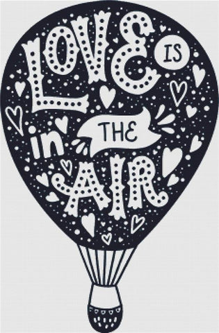 Love Is In The Air - X Squared Cross Stitch