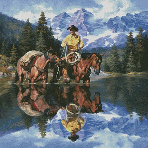 Reflections Of The Rockies - Artecy Cross Stitch