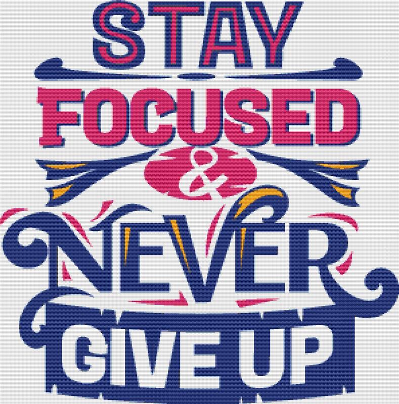 Stay Focused - X Squared Cross Stitch