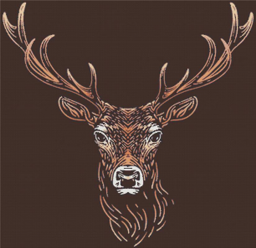 Forest Buck - X Squared Cross Stitch