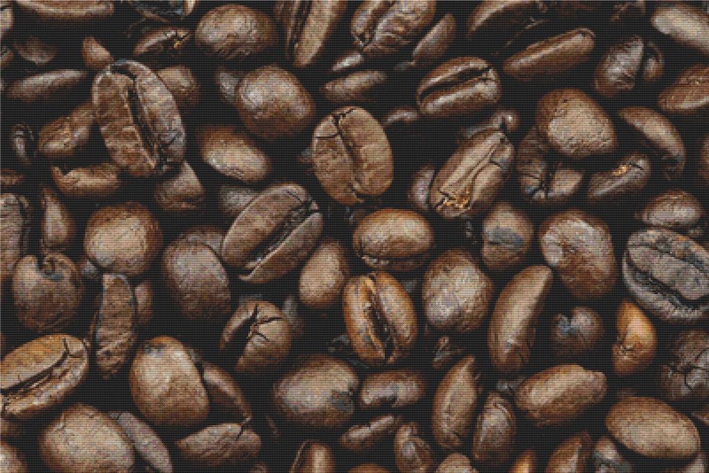 Coffee Beans - X Squared Cross Stitch