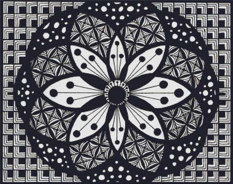 Zentangle 3 - X Squared Cross Stitch