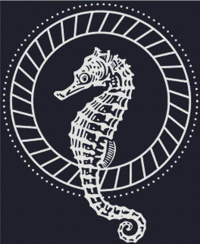 Seahorse - X Squared Cross Stitch