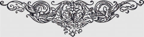 Antique Divider - X Squared Cross Stitch