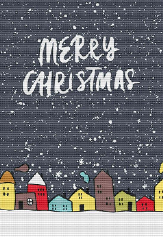 Merry Christmas VI - X Squared Cross Stitch