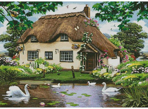 Swan Cottage - Artecy Cross Stitch