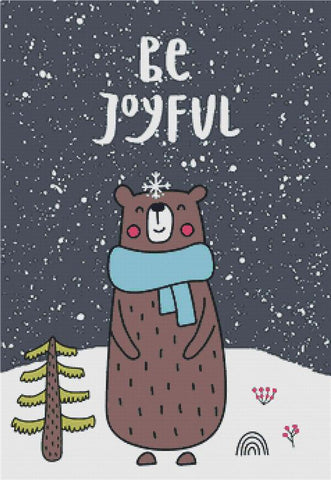 Be Joyful I - X Squared Cross Stitch