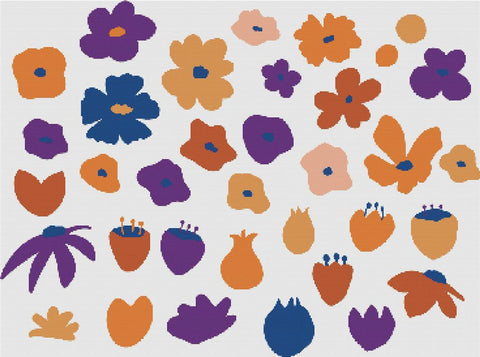Naive Flowers - X Squared Cross Stitch