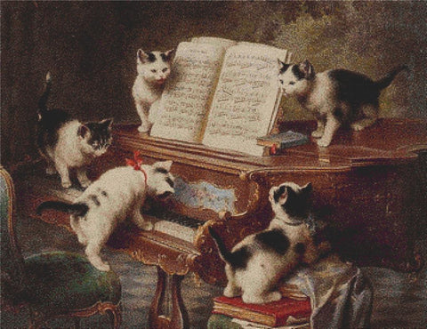 Cat Recital - X Squared Cross Stitch