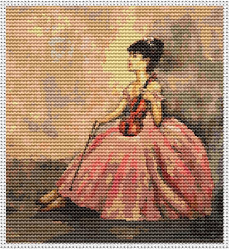 Violinist At Rest - Art of Stitch, The