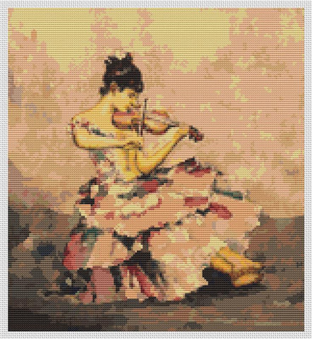 The Violinist - Art of Stitch, The