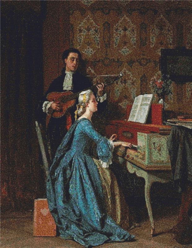 The Duet - X Squared Cross Stitch