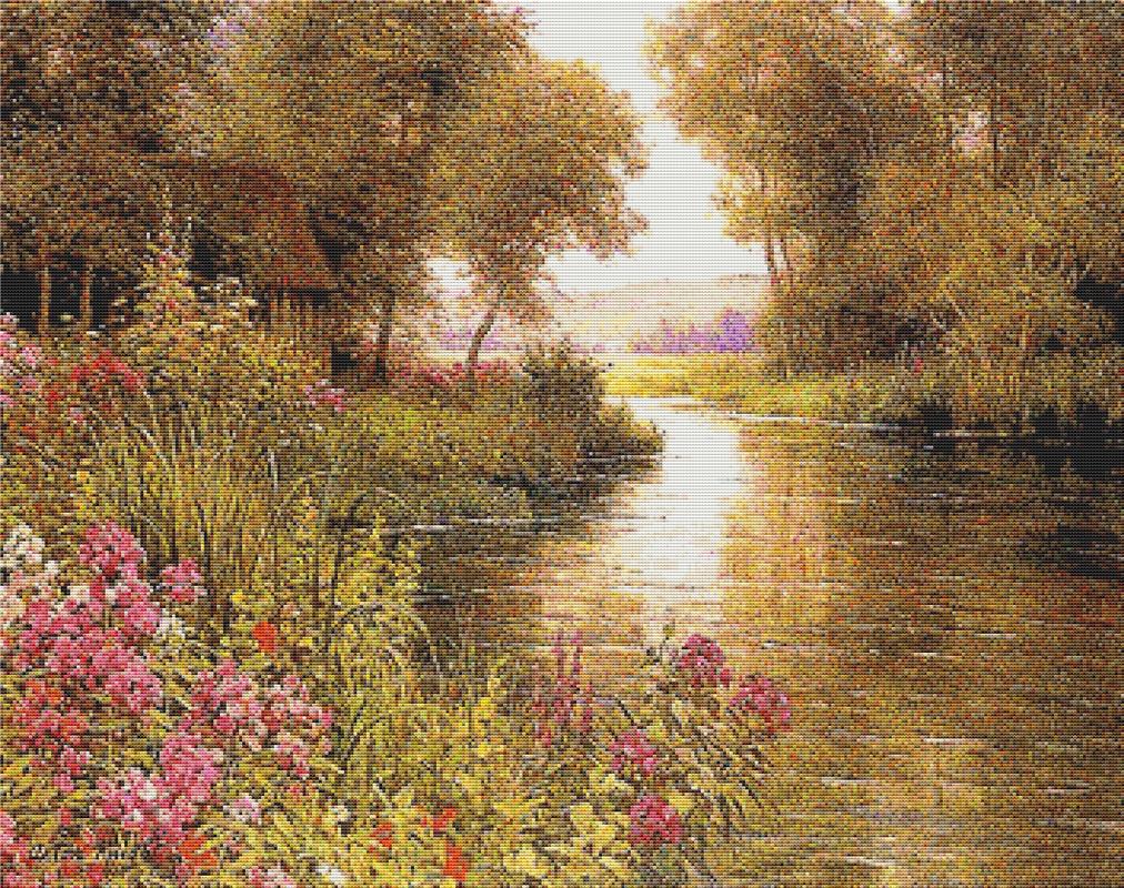 Fleur Au Bord De La Riviere - X Squared Cross Stitch