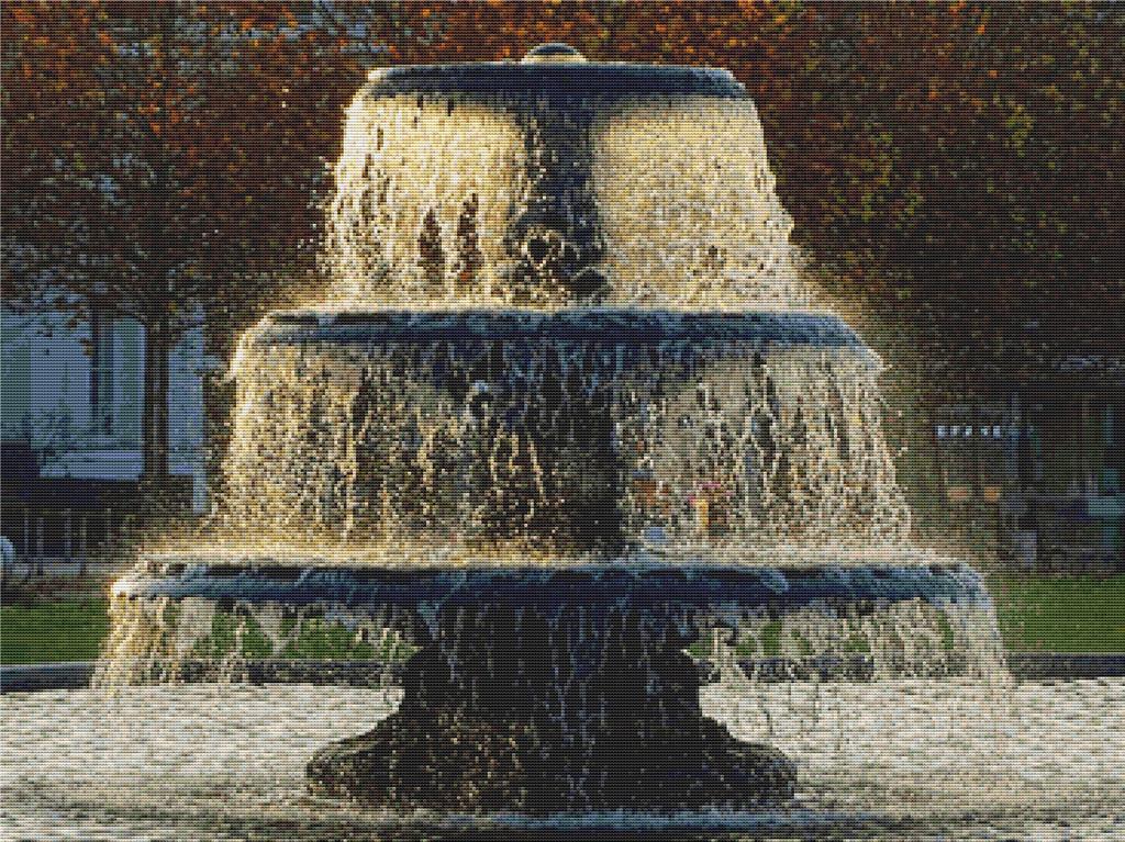 Fountain - X Squared Cross Stitch