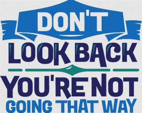 Don't Look Back - X Squared Cross Stitch