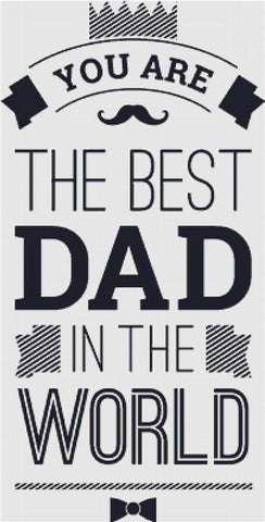 The Best Dad - X Squared Cross Stitch