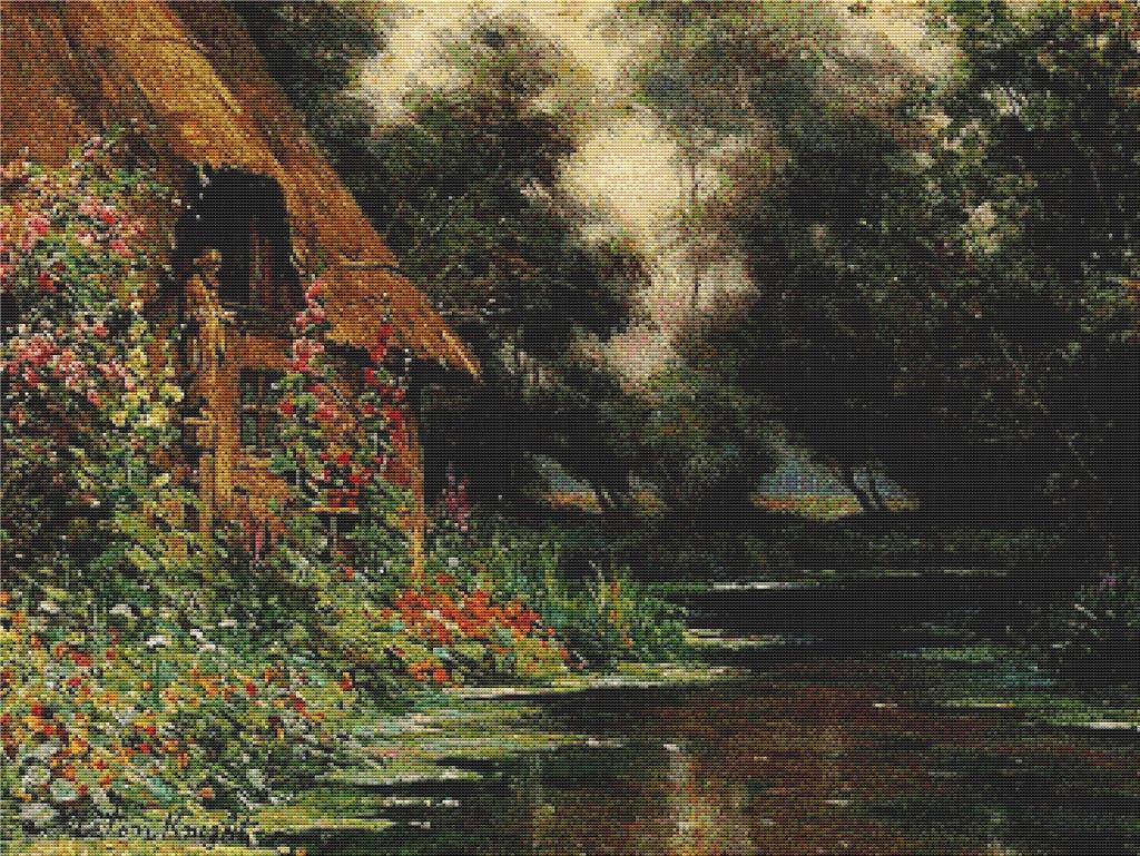 A Study Of Light And Water - X Squared Cross Stitch