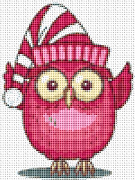 Cute Owls III - X Squared Cross Stitch