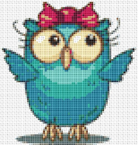 Cute Owls VI - X Squared Cross Stitch