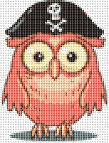 Cute Owls VII - X Squared Cross Stitch