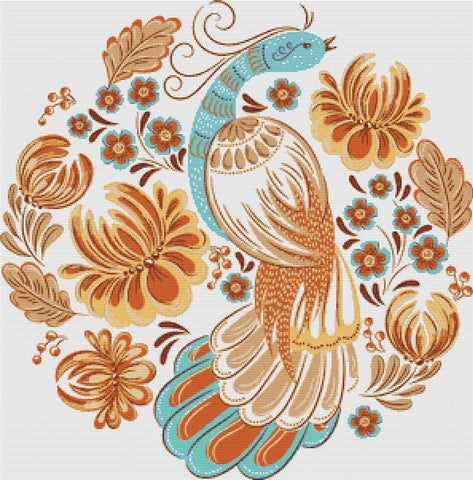 Bird In The Garden - X Squared Cross Stitch