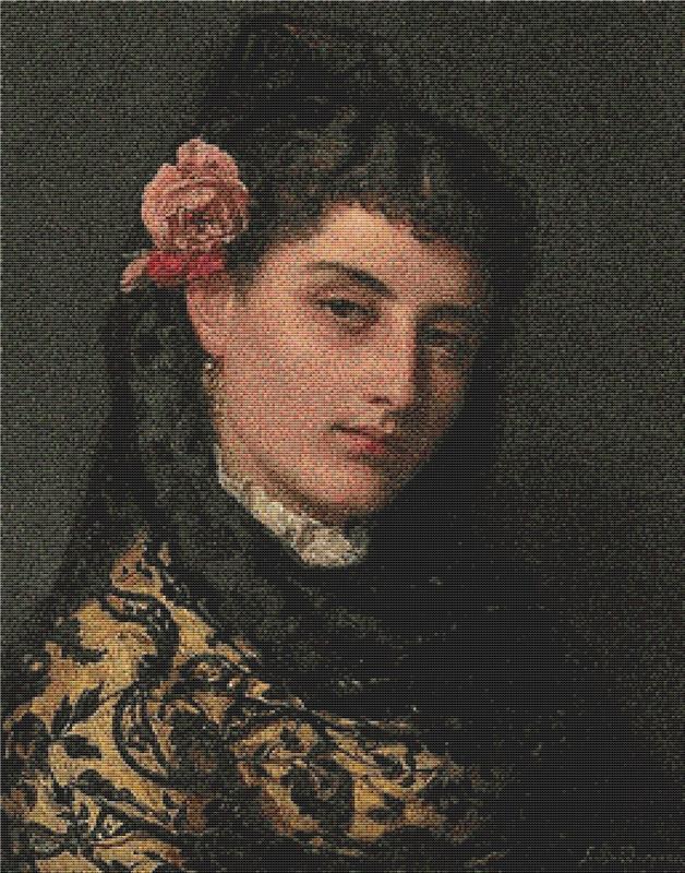 Andalusian Lady - X Squared Cross Stitch
