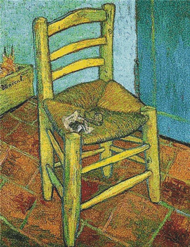 Van Gogh's Chair - X Squared Cross Stitch