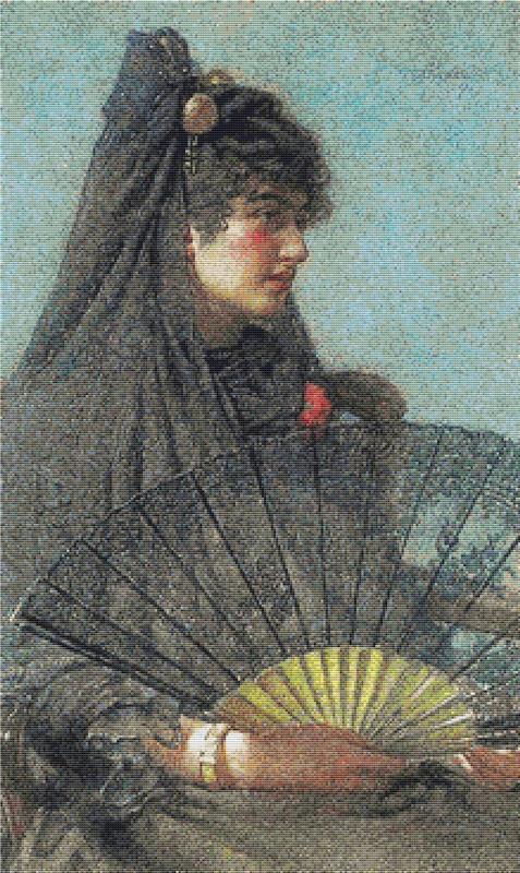 Spanish Woman - X Squared Cross Stitch