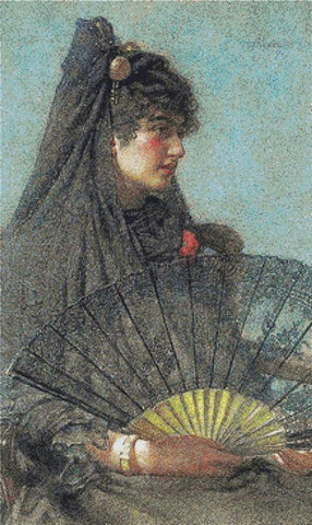 Spanish Woman - X Squared Cross Stitch
