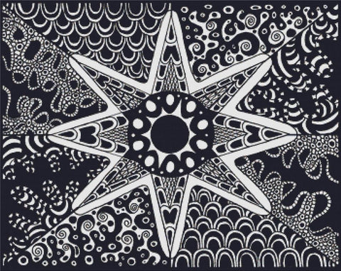 Zentangle 2 - X Squared Cross Stitch