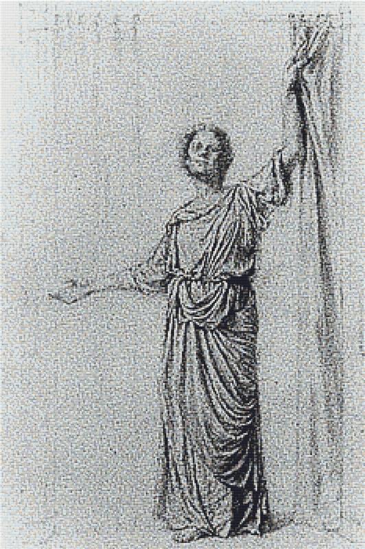 Study For A Window - X Squared Cross Stitch