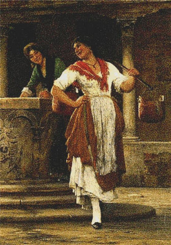 Meeting In The Square - X Squared Cross Stitch