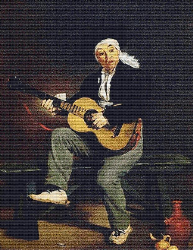 The Spanish Singer - X Squared Cross Stitch