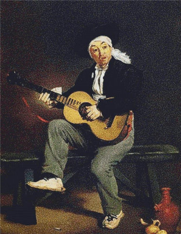 The Spanish Singer - X Squared Cross Stitch