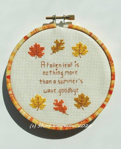 Magnificent Minis: Fallen Leaves - Stitchnmomma