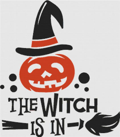 The Witch Is In - X Squared Cross Stitch