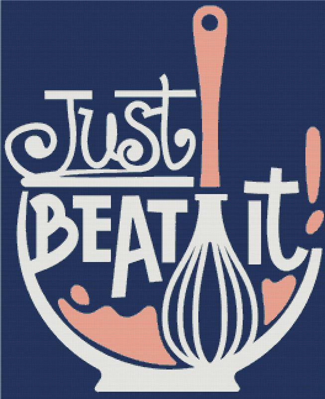 Just Beat It - X Squared Cross Stitch