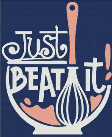 Just Beat It - X Squared Cross Stitch