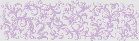 Ornamental Divider: Lavender - X Squared Cross Stitch