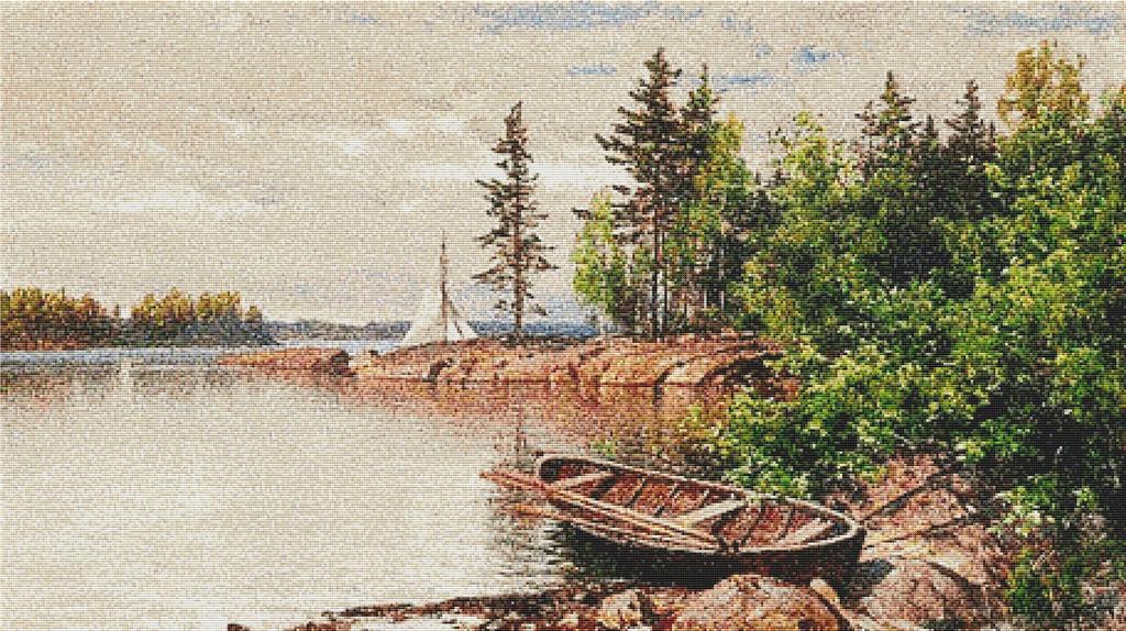 The Rowing Boat - X Squared Cross Stitch