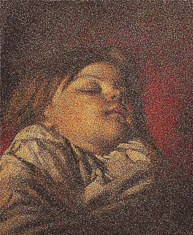 The Sleeping Child - X Squared Cross Stitch