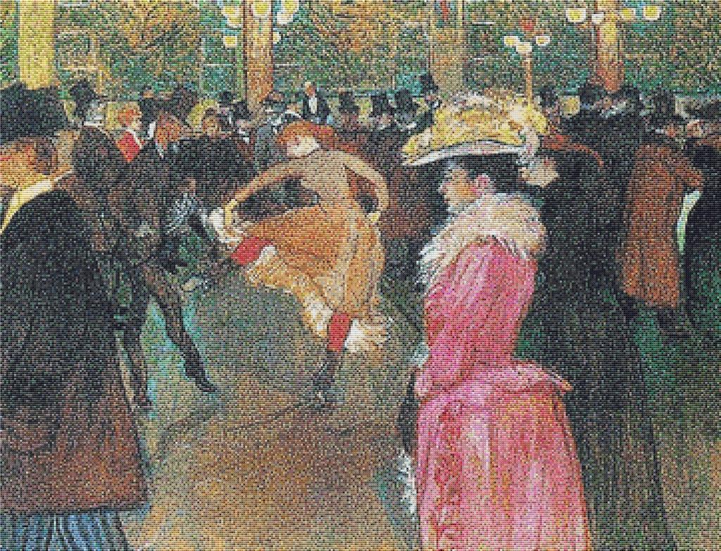 At The Moulin Rouge - X Squared Cross Stitch